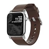 Dây đeo Nomad Modern Band cho Apple Watch 46mm (da Horween nâu)