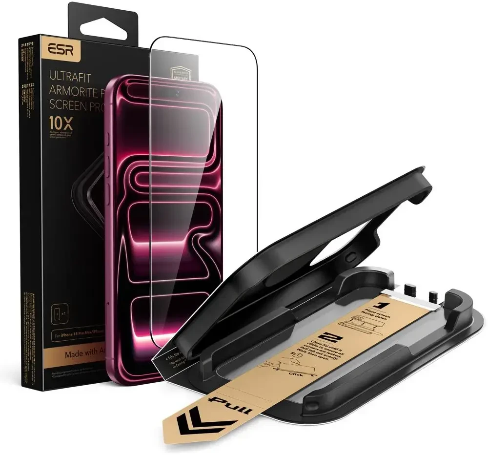 Combo 2 kính cường lực ESR Armorite Pro cho iPhone 18 Pro