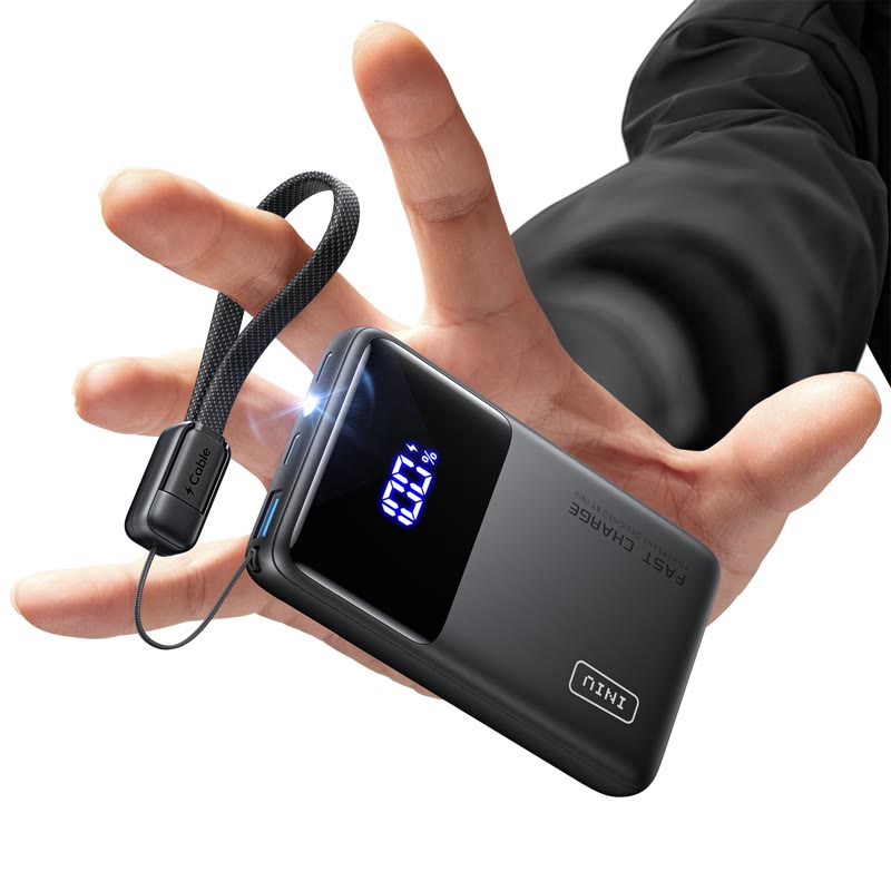Sac du phong INIU 10000mAh 45W (kem cap deo)