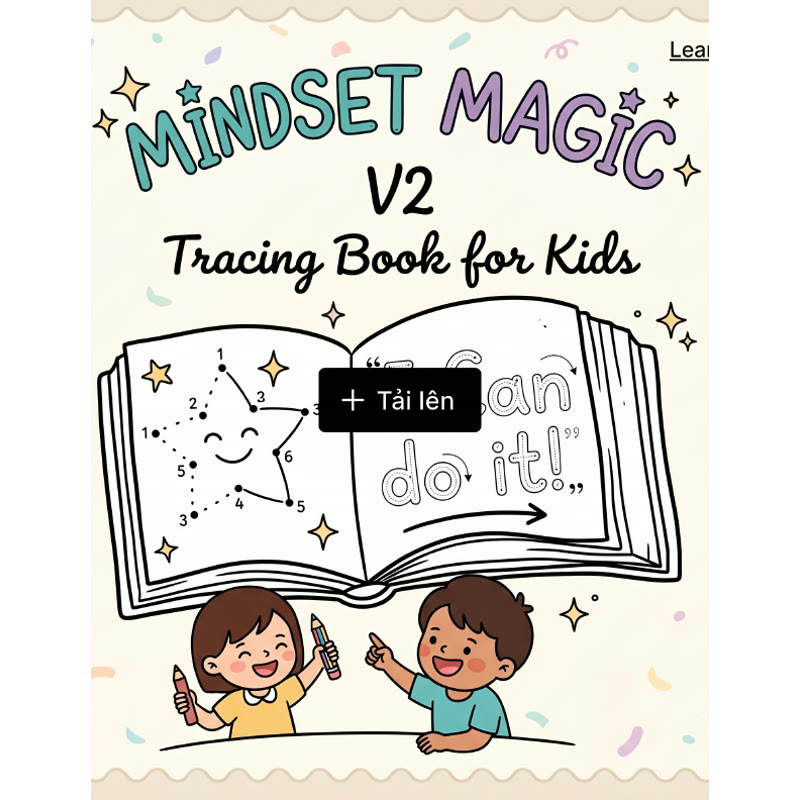 Vở tập tô Mindset Magic 1 — Sức Mạnh Tiềm Thức (PDF tự in)