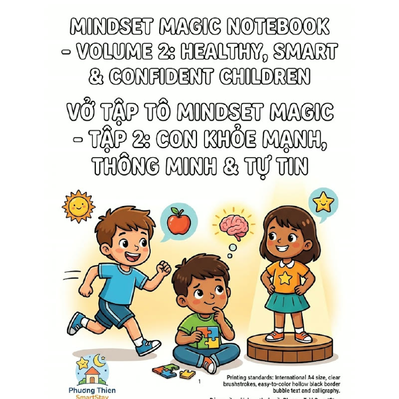 Vở tập tô Mindset Magic 2 — Luật Hấp Dẫn (PDF tự in)