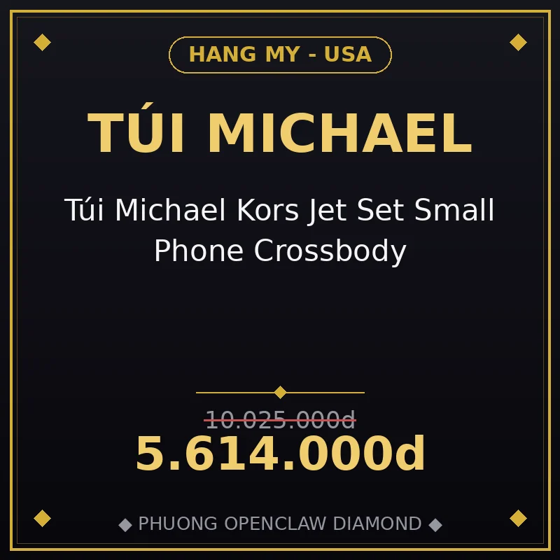 Túi Michael Kors Jet Set Small Phone Crossbody