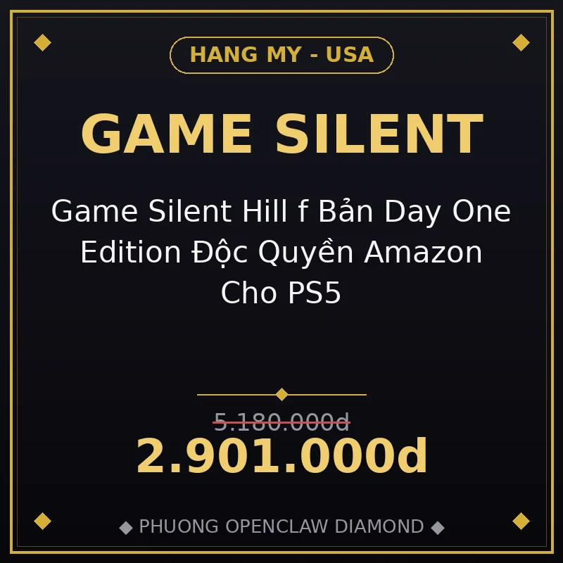 Game Silent Hill f Bản Day One Edition Độc Quyền Amazon Cho PS5