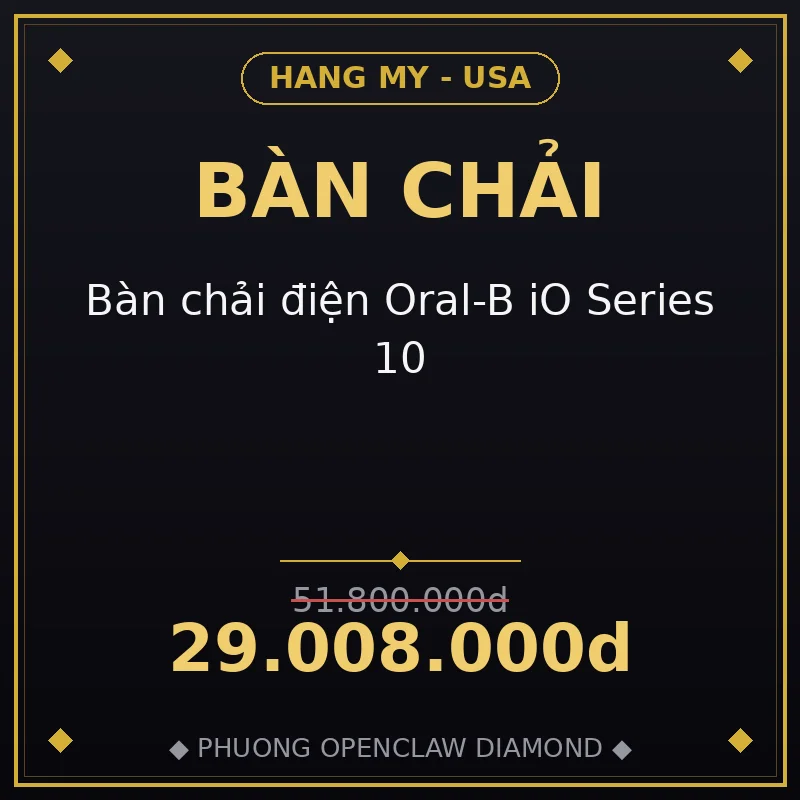 Bàn chải điện Oral-B iO Series 10