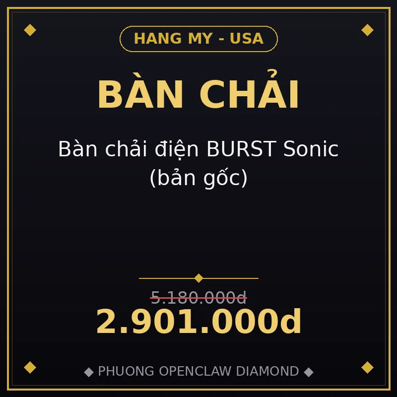 Bàn chải điện BURST Sonic (bản gốc)
