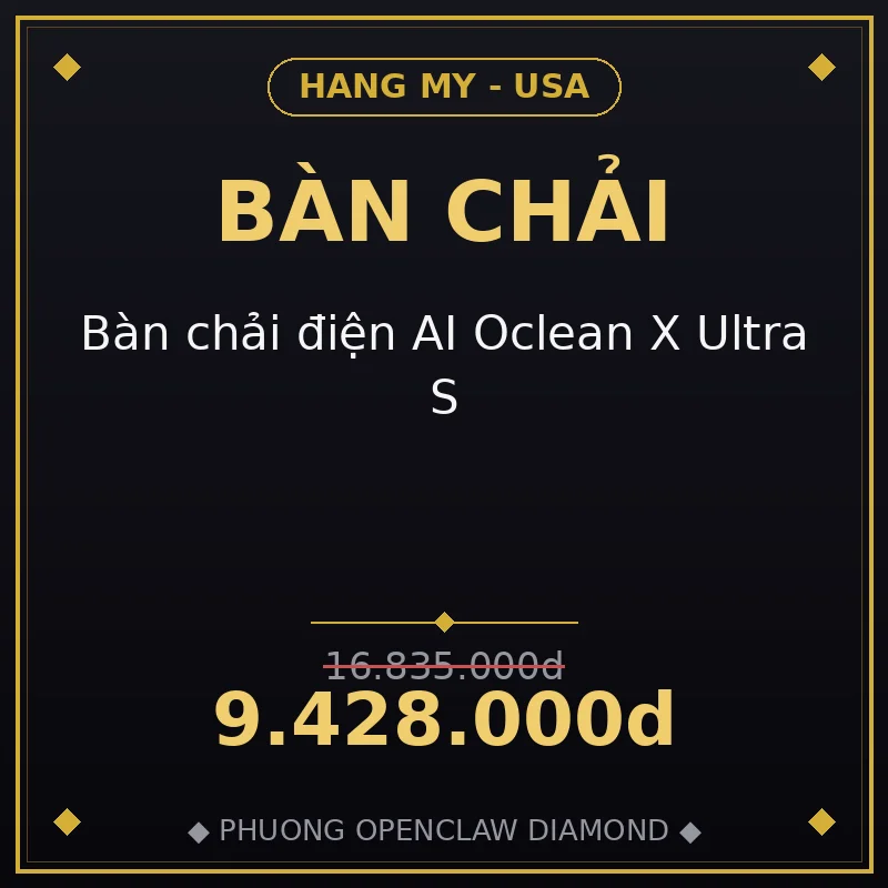 Bàn chải điện AI Oclean X Ultra S