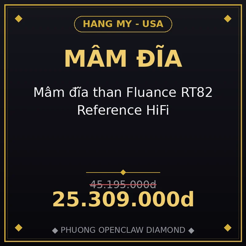Mâm đĩa than Fluance RT82 Reference HiFi
