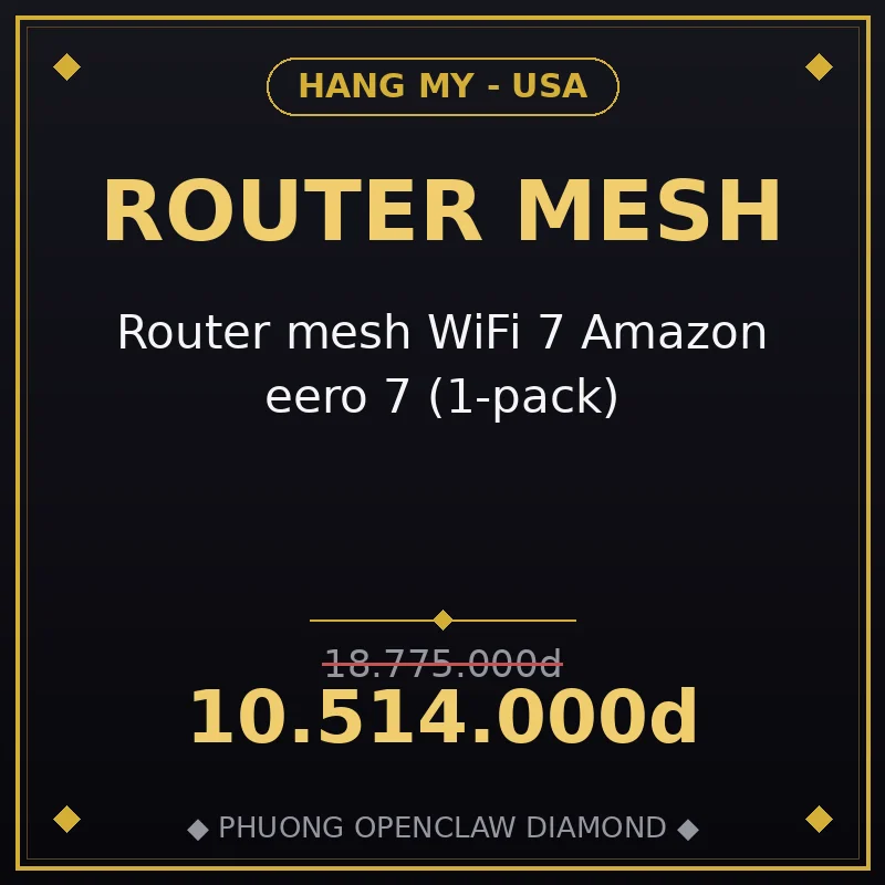 Router mesh WiFi 7 Amazon eero 7 (1-pack)