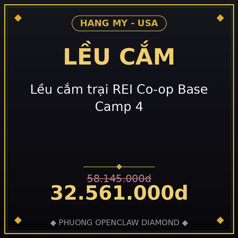 Lều cắm trại REI Co-op Base Camp 4