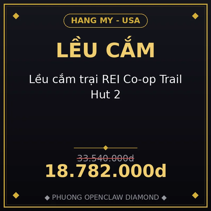 Lều cắm trại REI Co-op Trail Hut 2