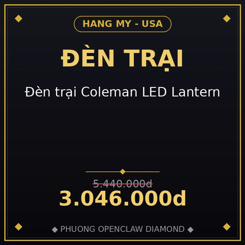 Đèn trại Coleman LED Lantern