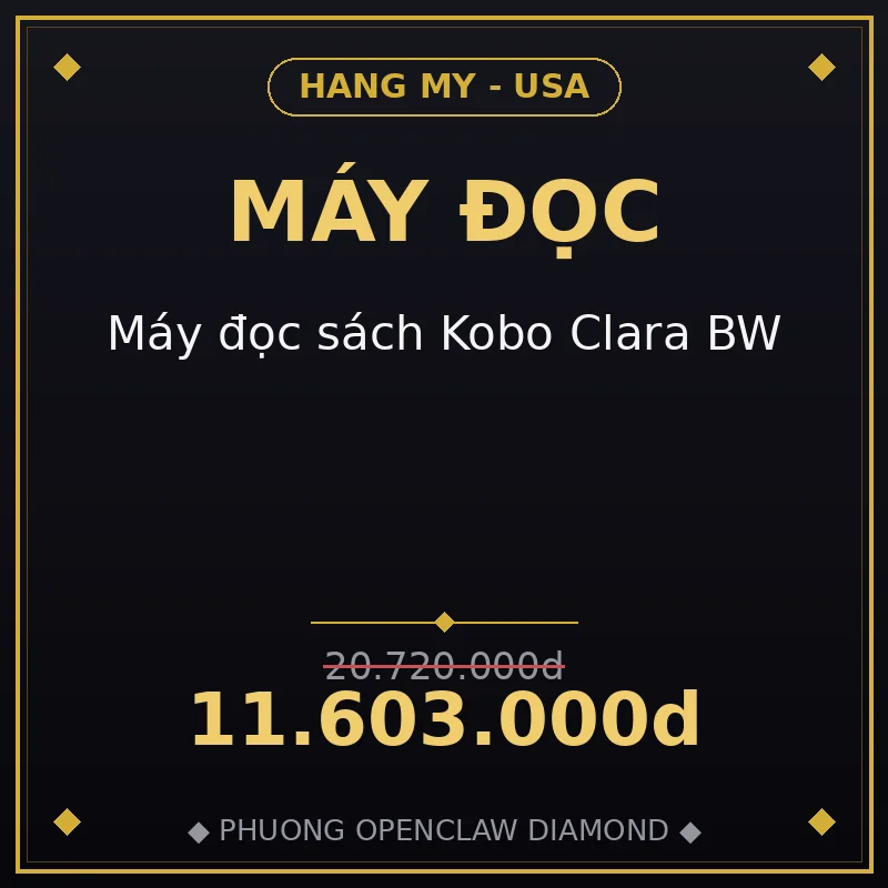 Máy đọc sách Kobo Clara BW