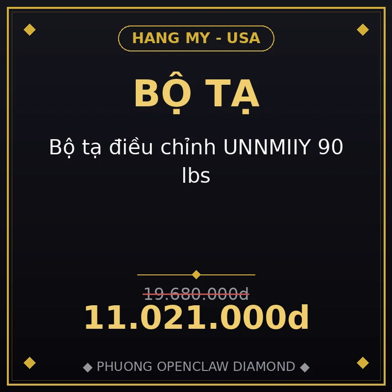 Bộ tạ điều chỉnh UNNMIIY 90 lbs