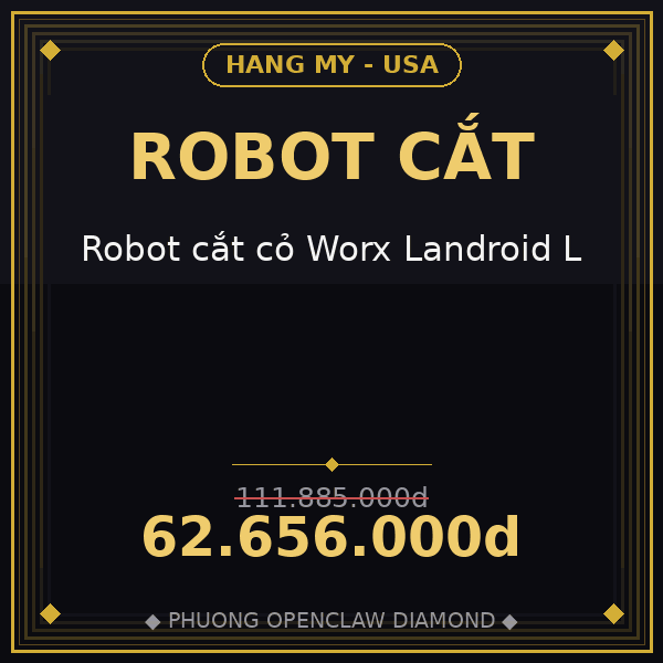Robot cắt cỏ Worx Landroid L