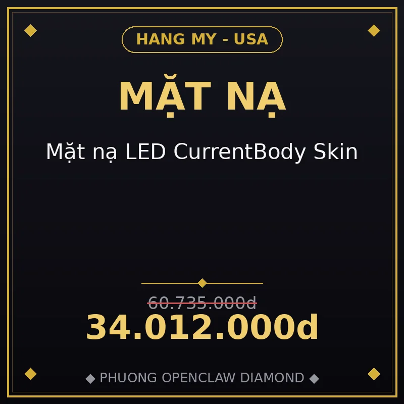 Mặt nạ LED CurrentBody Skin