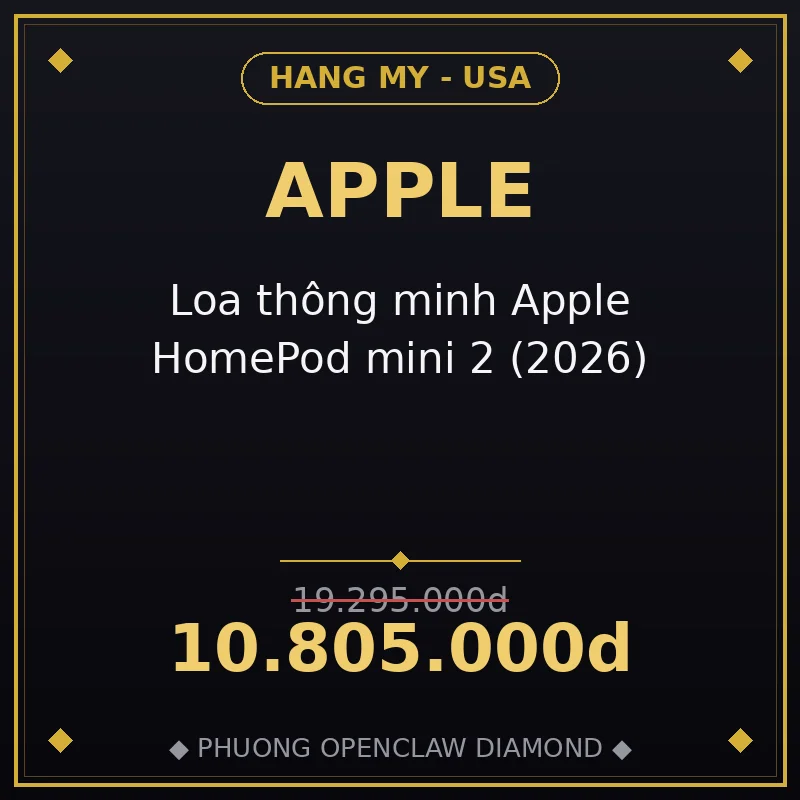 Loa thông minh Apple HomePod mini 2 (2026)