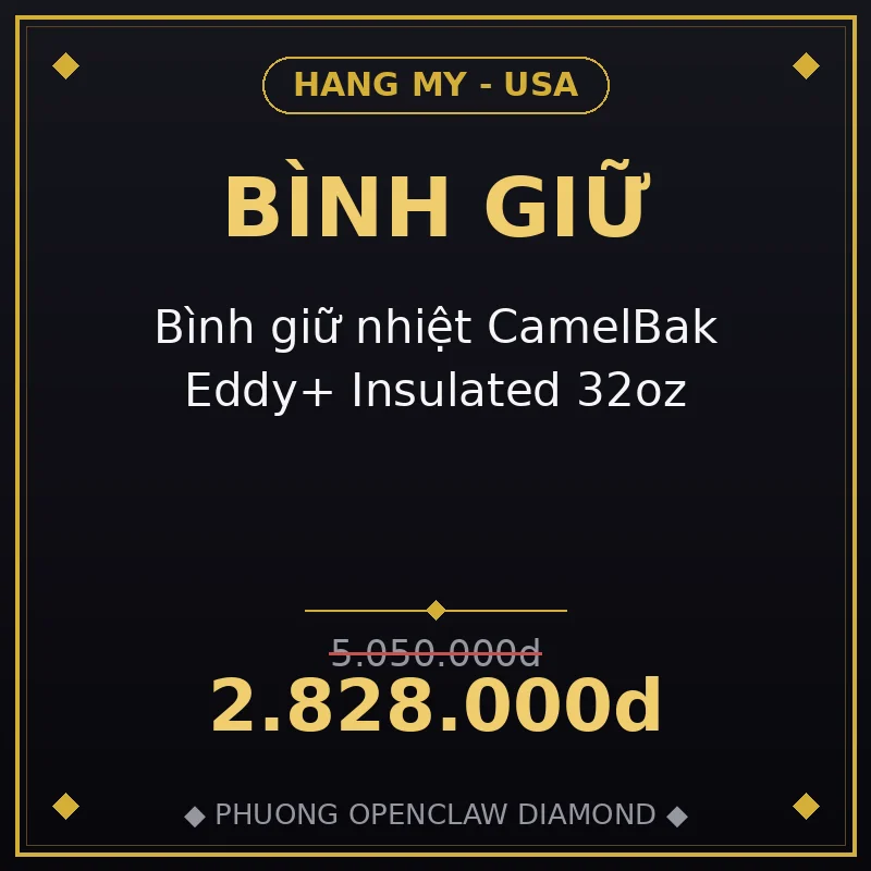 Bình giữ nhiệt CamelBak Eddy+ Insulated 32oz