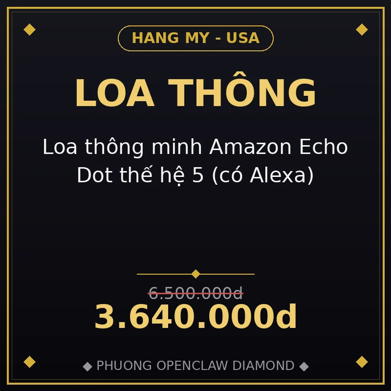 Loa thông minh Amazon Echo Dot thế hệ 5 (có Alexa)