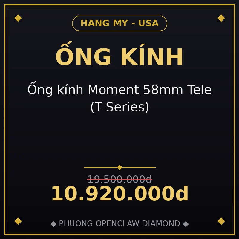 Ống kính Moment 58mm Tele (T-Series)