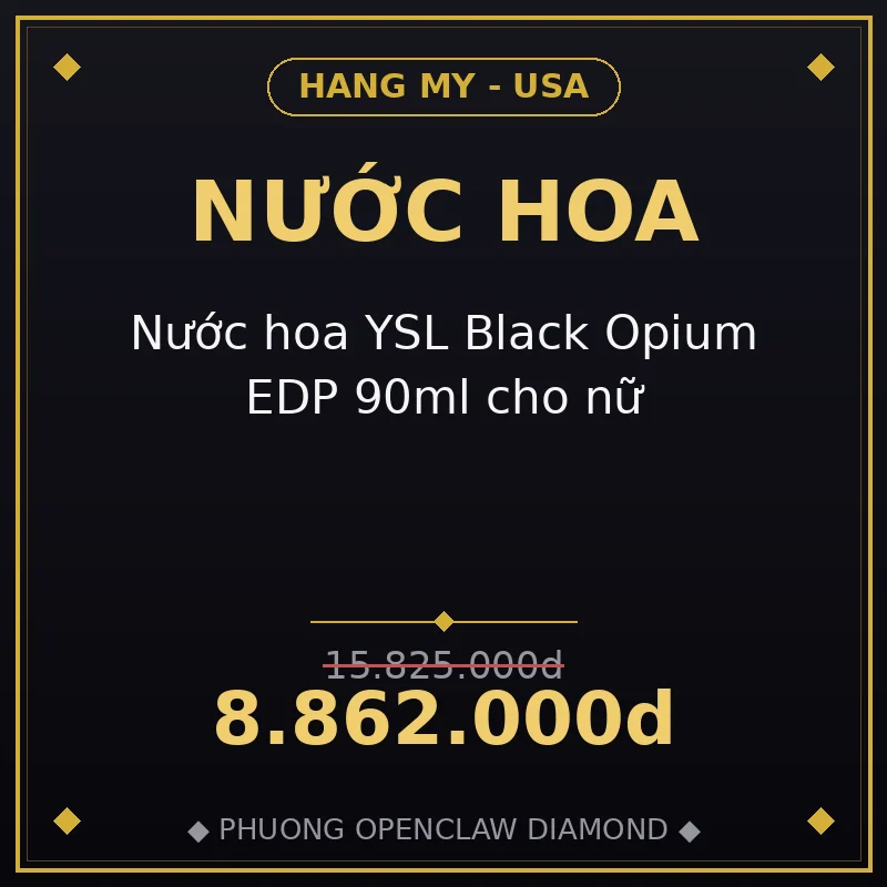 Nước hoa YSL Black Opium EDP 90ml cho nữ