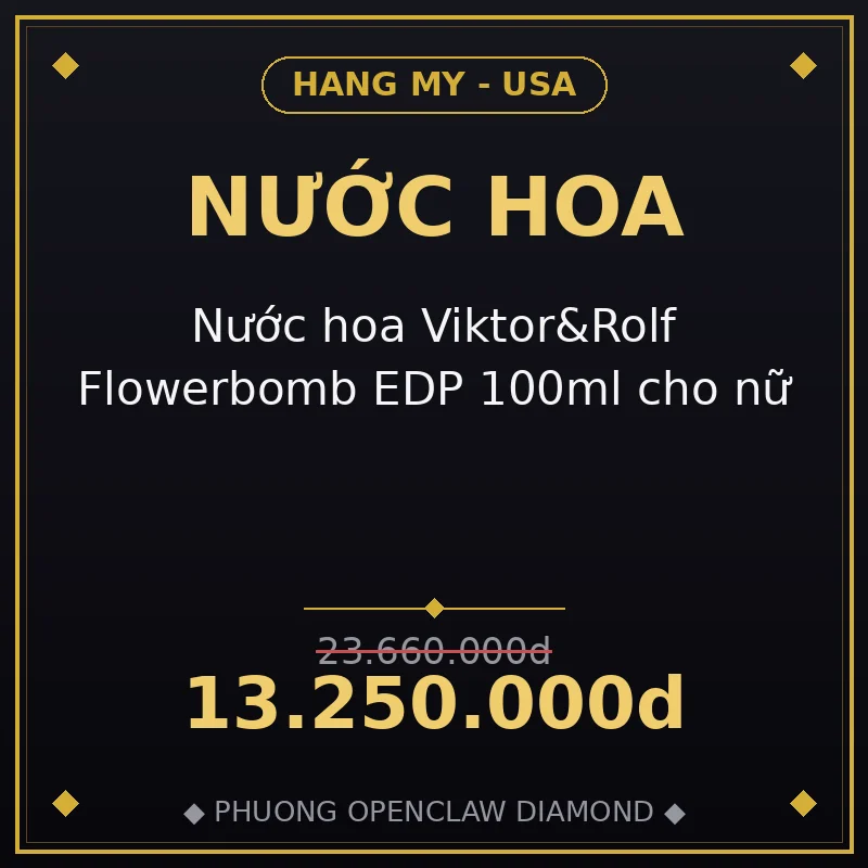 Nước hoa Viktor&Rolf Flowerbomb EDP 100ml cho nữ