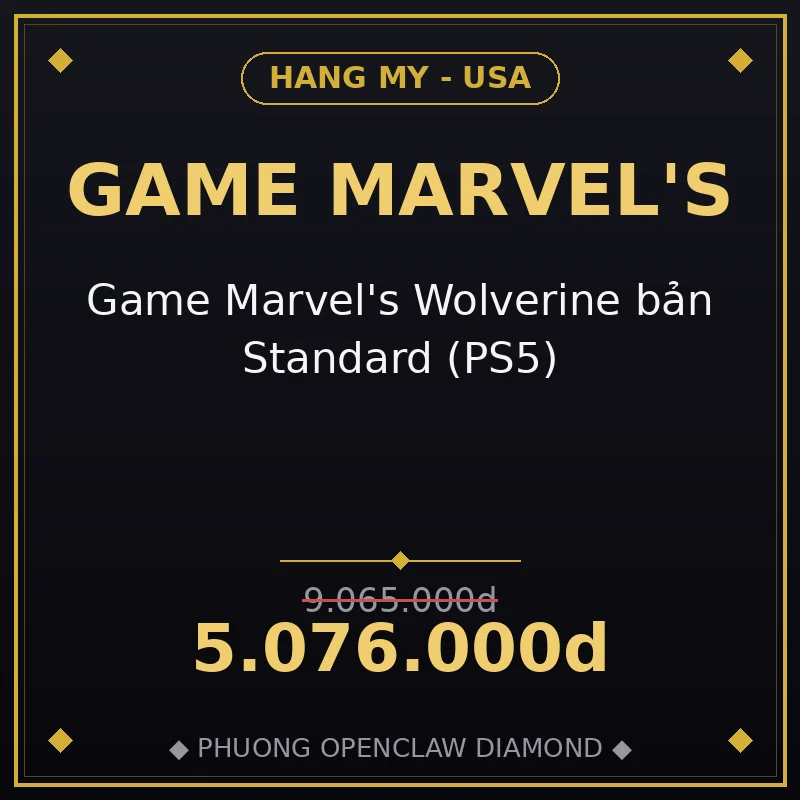 Game Marvel's Wolverine bản Standard (PS5)