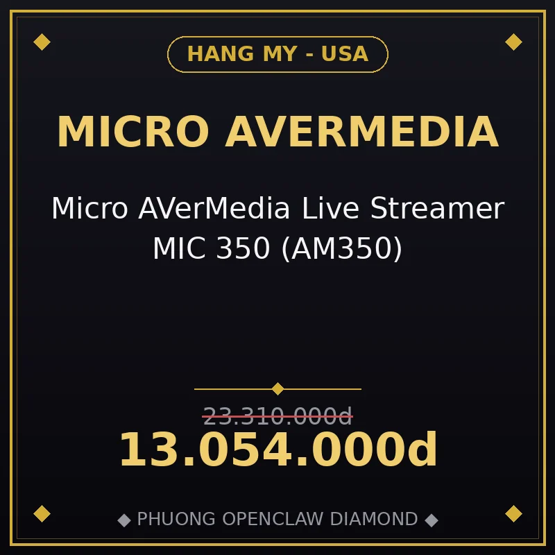 Micro AVerMedia Live Streamer MIC 350 (AM350)