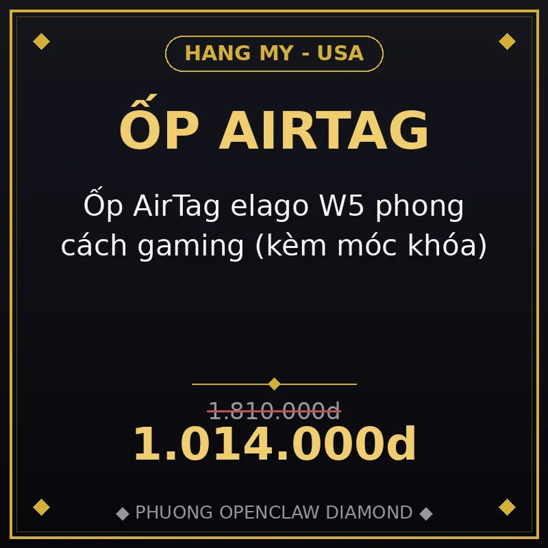 Ốp AirTag elago W5 phong cách gaming (kèm móc khóa)