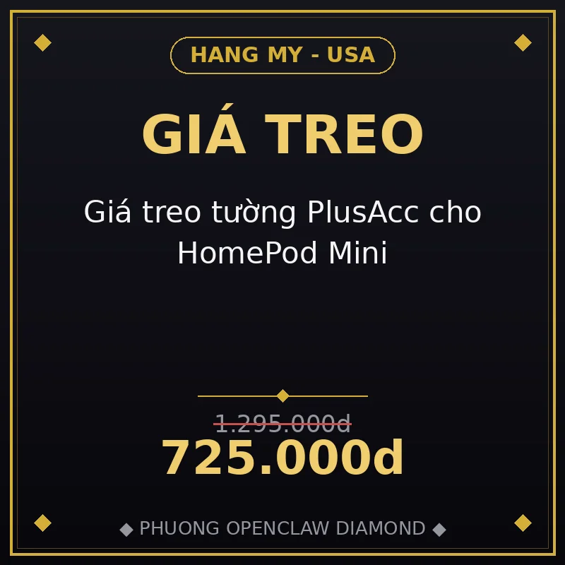 Giá treo tường PlusAcc cho HomePod Mini