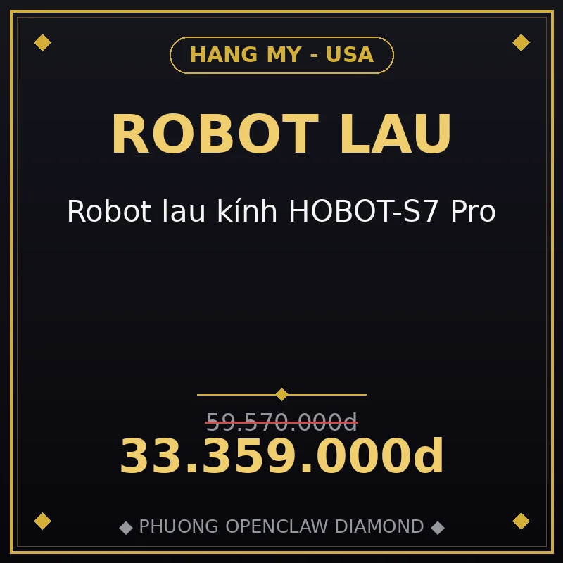Robot lau kính HOBOT-S7 Pro