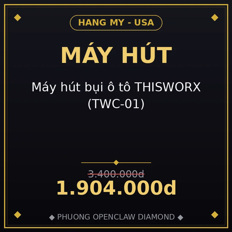 Máy hút bụi ô tô THISWORX (TWC-01)