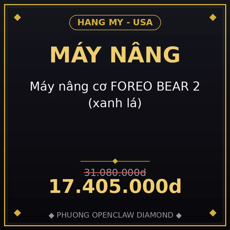 Máy nâng cơ FOREO BEAR 2 (xanh lá)