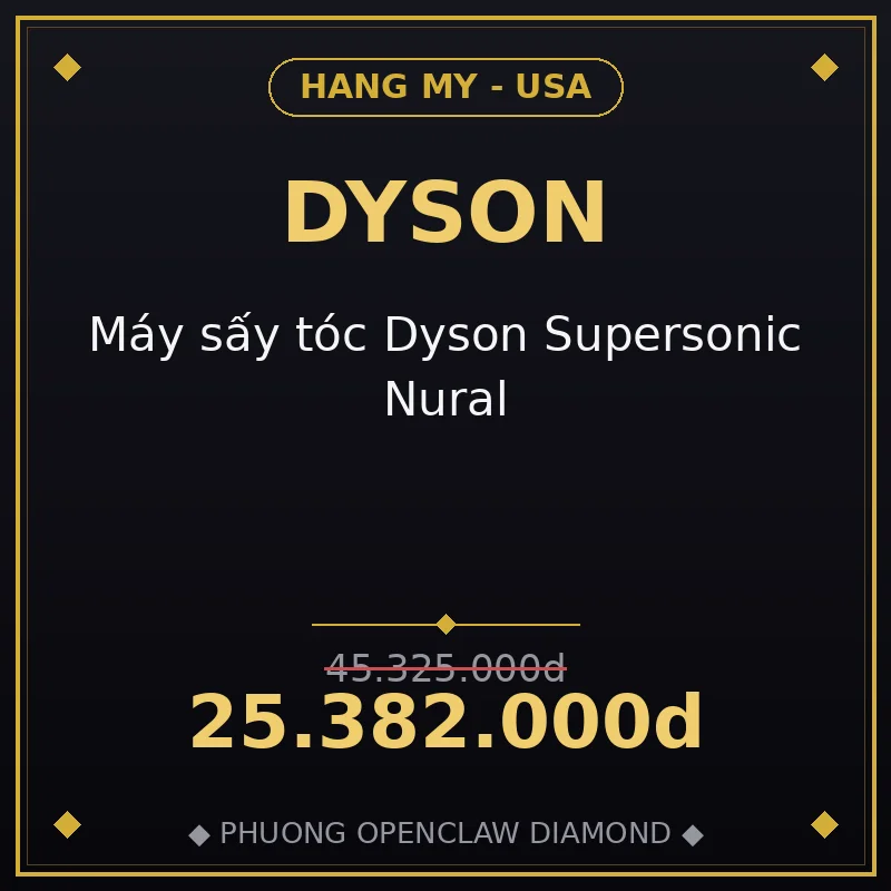 Máy sấy tóc Dyson Supersonic Nural