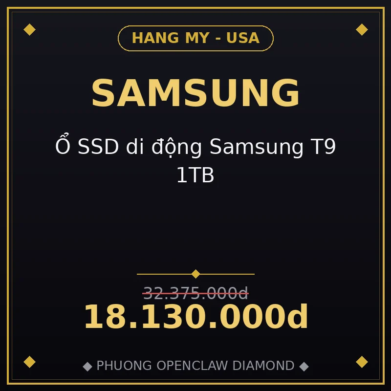 Ổ SSD di động Samsung T9 1TB