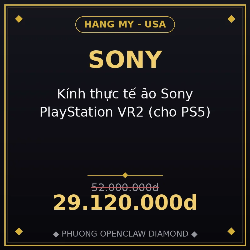Kính thực tế ảo Sony PlayStation VR2 (cho PS5)
