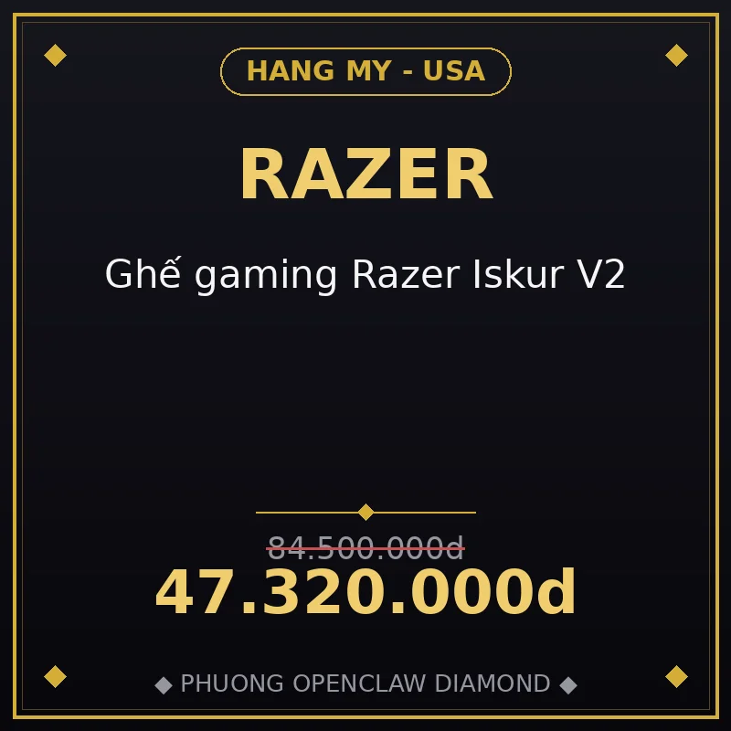 Ghế gaming Razer Iskur V2