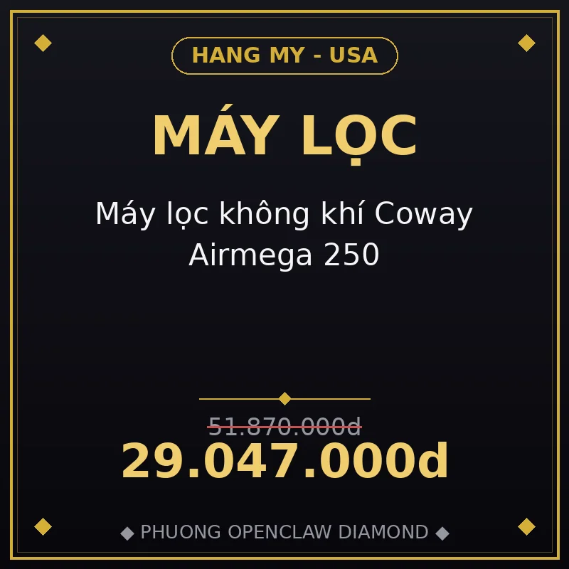 Máy lọc không khí Coway Airmega 250