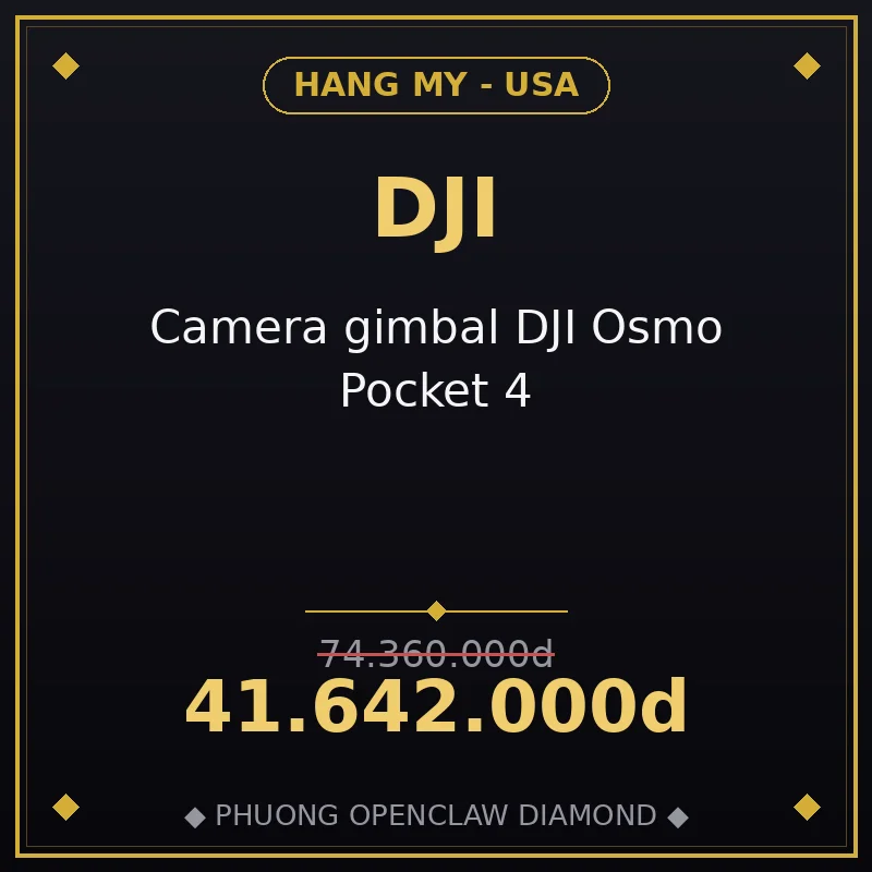 Camera gimbal DJI Osmo Pocket 4