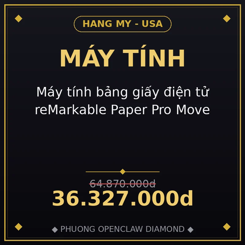 Máy tính bảng giấy điện tử reMarkable Paper Pro Move