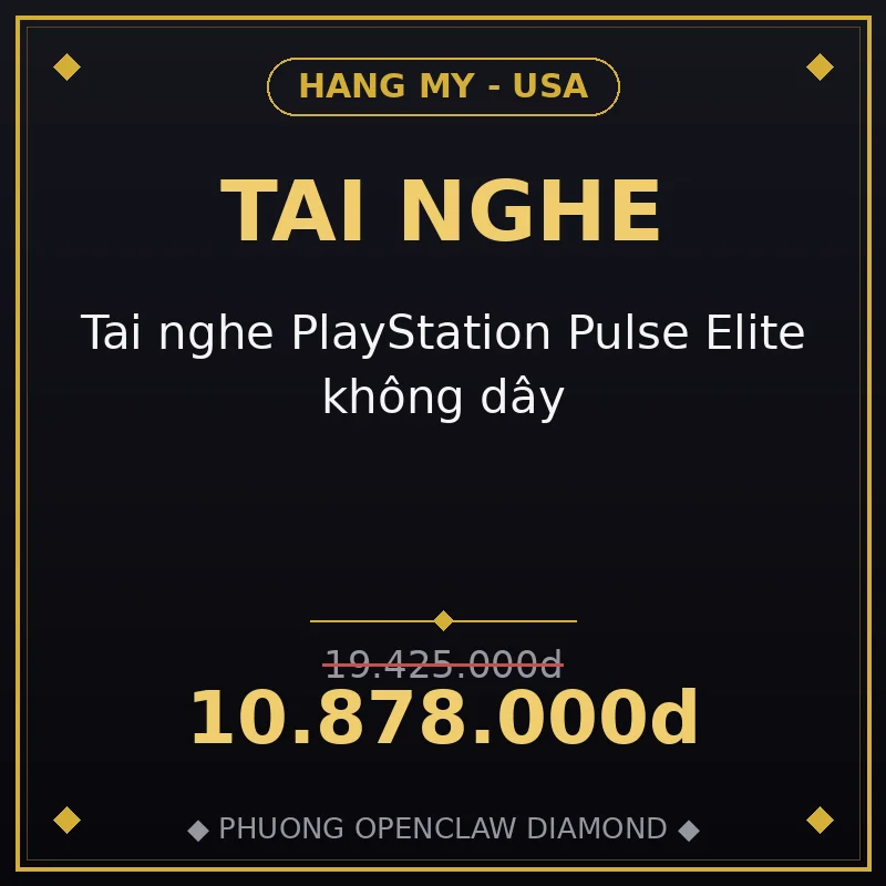 Tai nghe PlayStation Pulse Elite không dây