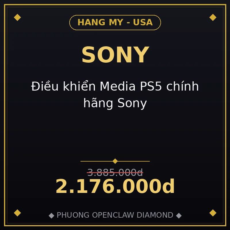 Điều khiển Media PS5 chính hãng Sony