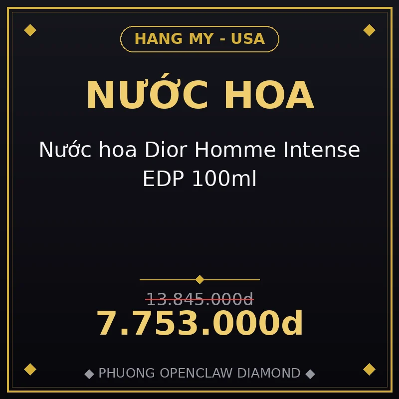 Nước hoa Dior Homme Intense EDP 100ml