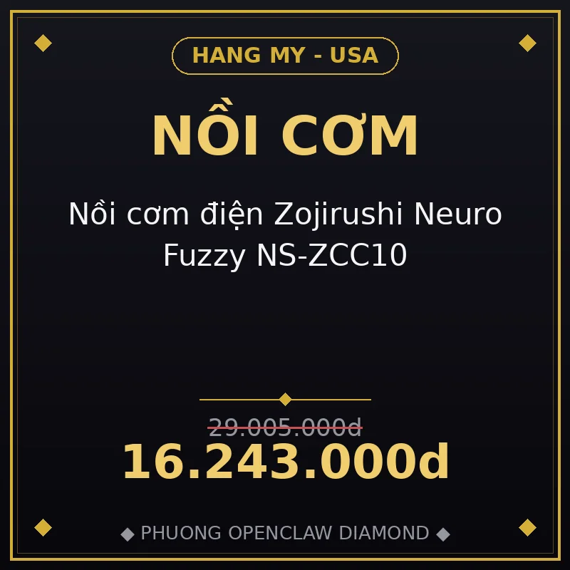Nồi cơm điện Zojirushi Neuro Fuzzy NS-ZCC10