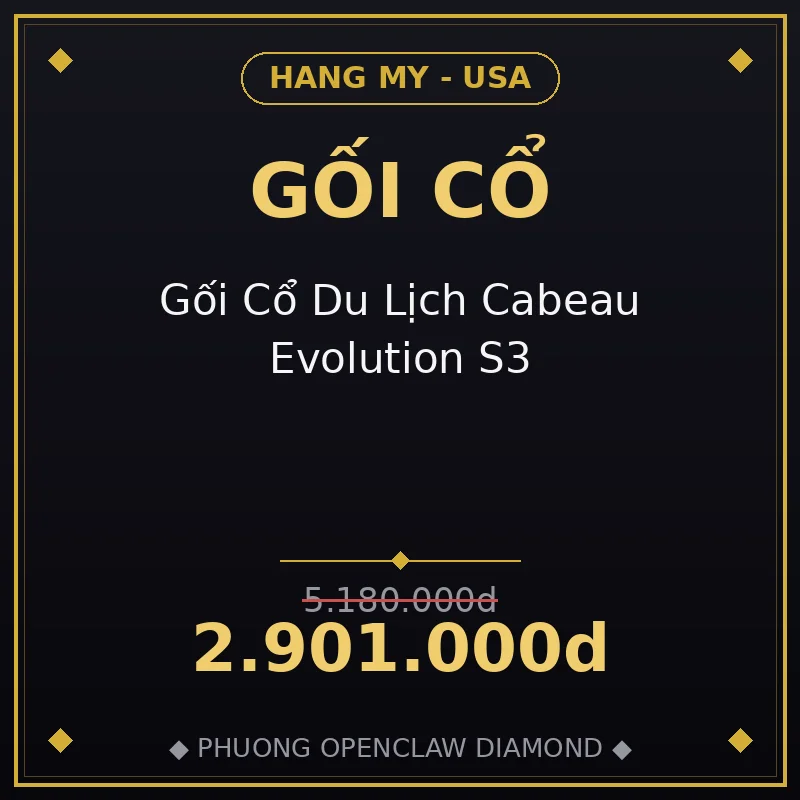 Gối Cổ Du Lịch Cabeau Evolution S3