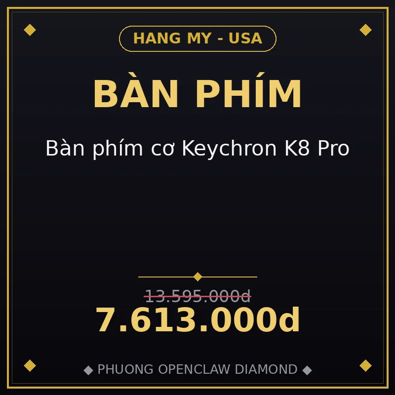 Bàn phím cơ Keychron K8 Pro