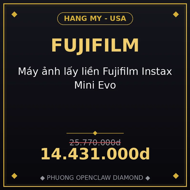 Máy ảnh lấy liền Fujifilm Instax Mini Evo