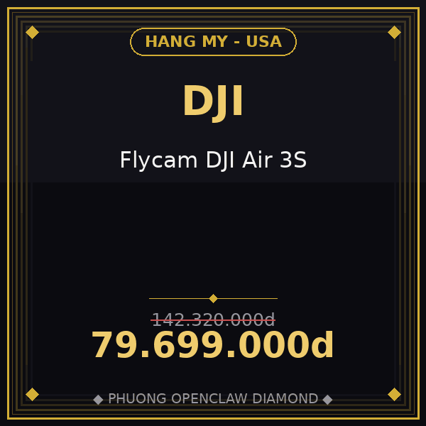 Flycam DJI Air 3S