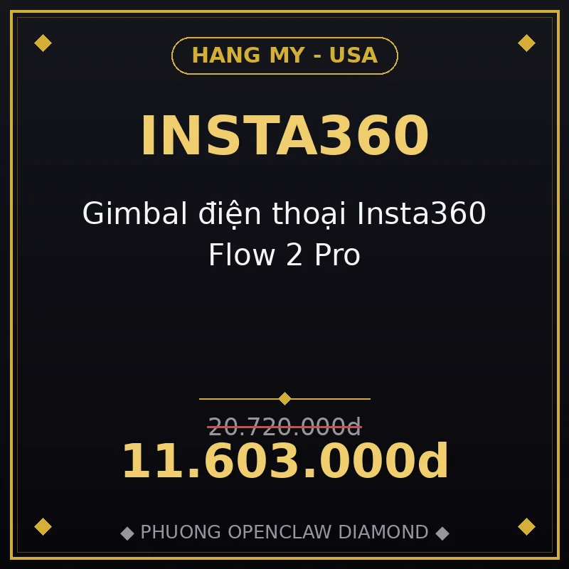 Gimbal điện thoại Insta360 Flow 2 Pro