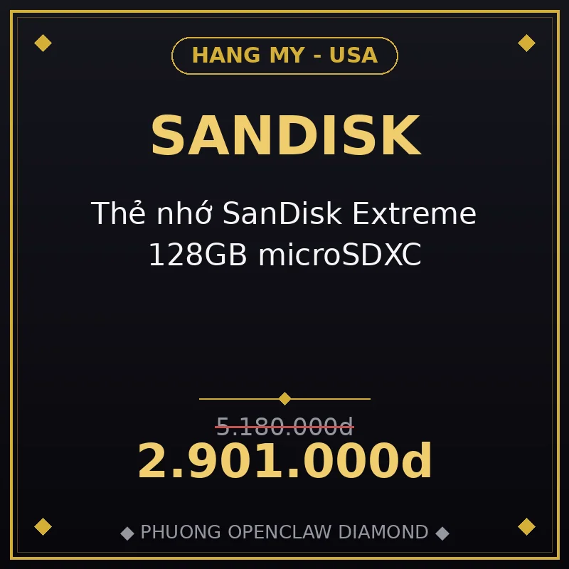 Thẻ nhớ SanDisk Extreme 128GB microSDXC