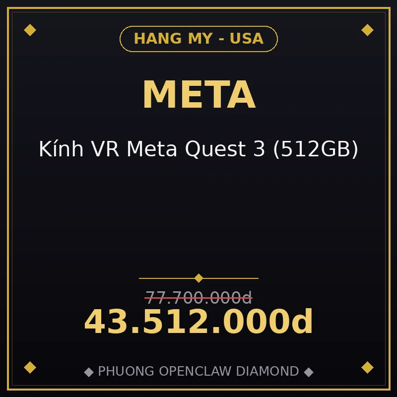 Kính VR Meta Quest 3 (512GB)